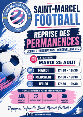 ⚽ Reprise des permanences – Saison 2026-2027