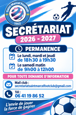 Nouveaux horaires du secrétariat